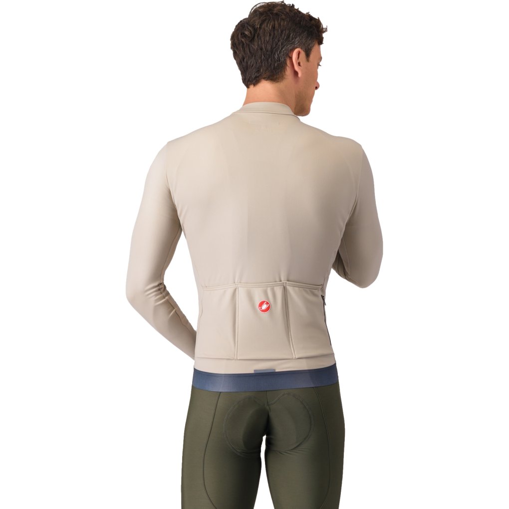 Castelli Espresso Thermal Jersey Men - clay/dark grey 294