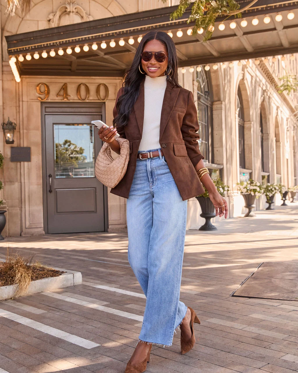 Cabernet Mood Suede Blazer