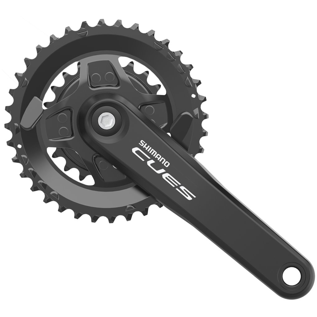 Shimano CUES FC-U4000-2 Crankset - Square Type | 9/10/11-speed - without Chain Guard