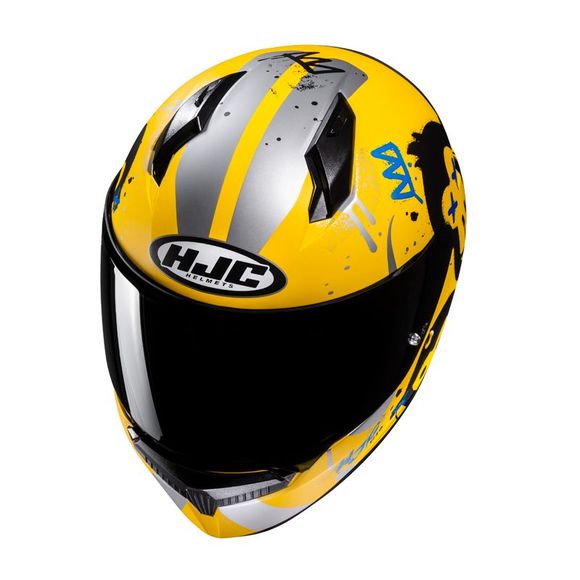 Casque intégral HJC C10 - GETI - Noir / JauneRef : HJ1084