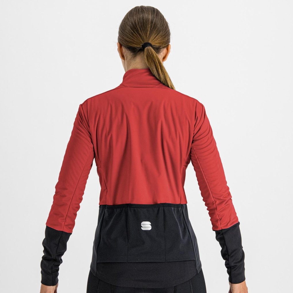 Sportful Total Comfort Women's Bike Jacket - 622 Red Rumba