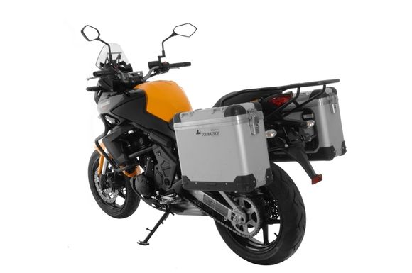 Touratech ZEGA Pro 31/31 suitcase - Black support included - Gray anodizedRef: Trt01837A / 01-408-5751-0