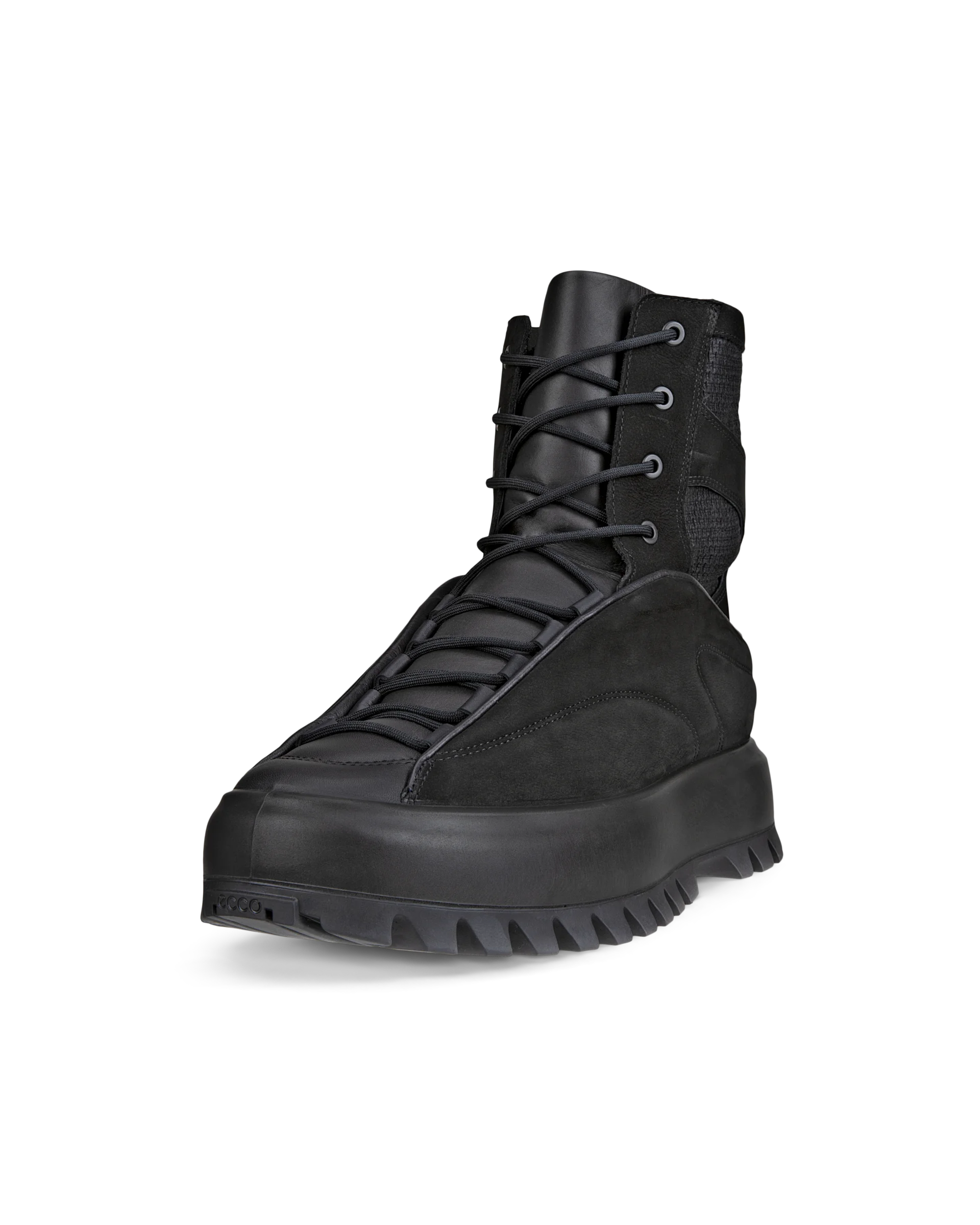 ECCO STREET ACE RAL7000 M Herren Stiefel aus Nubukleder Schwarz