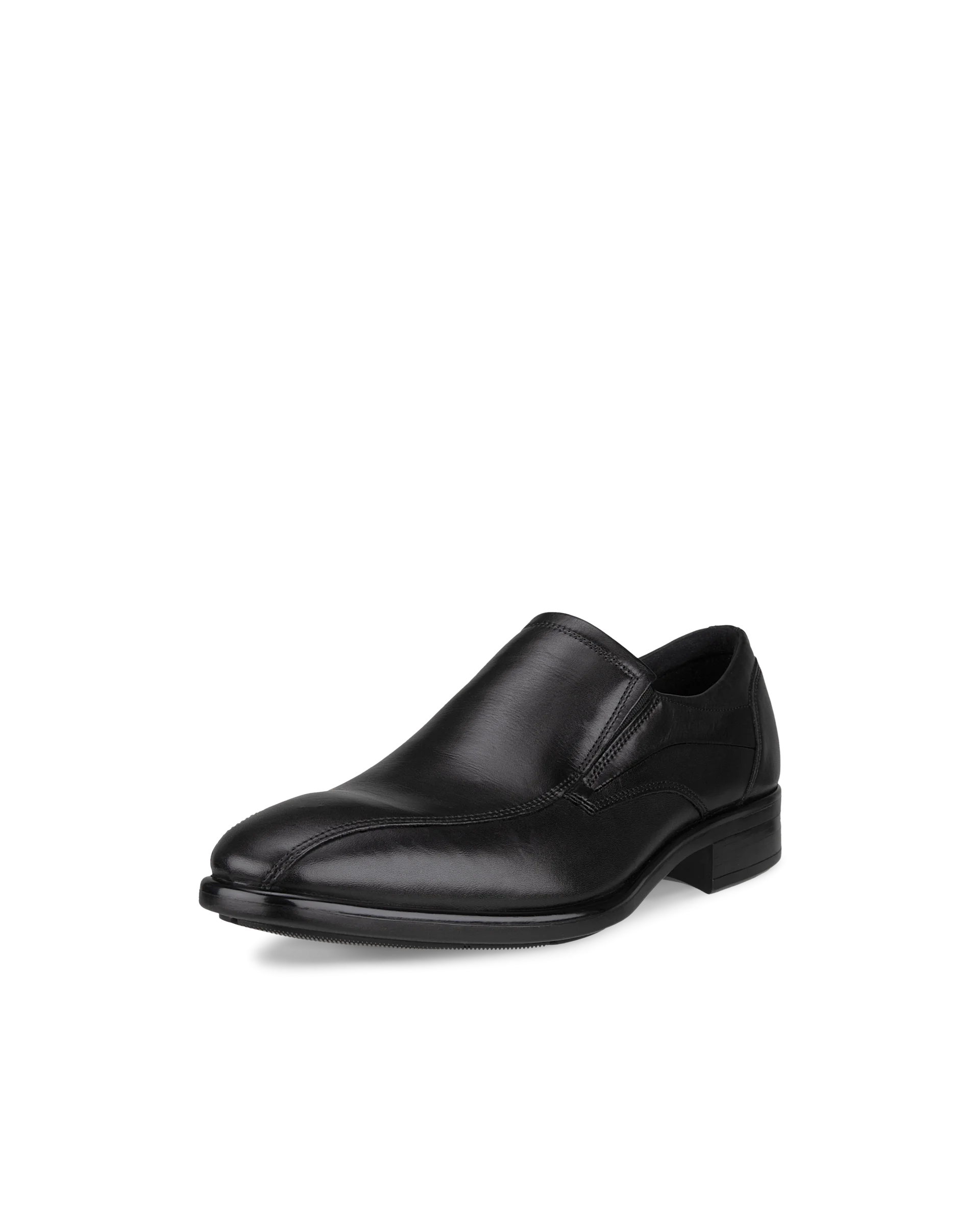 ECCO CITYTRAY Herren Lederslipper Business Schwarz