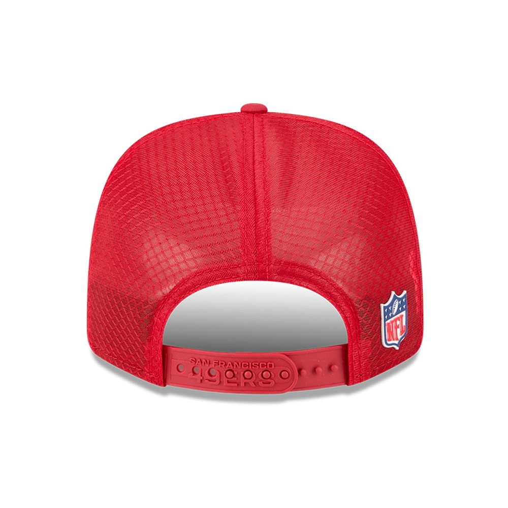San Francisco 49ers Historic 2025 NFL On-Field Sideline 9SEVENTY Trucker Snapback Cap