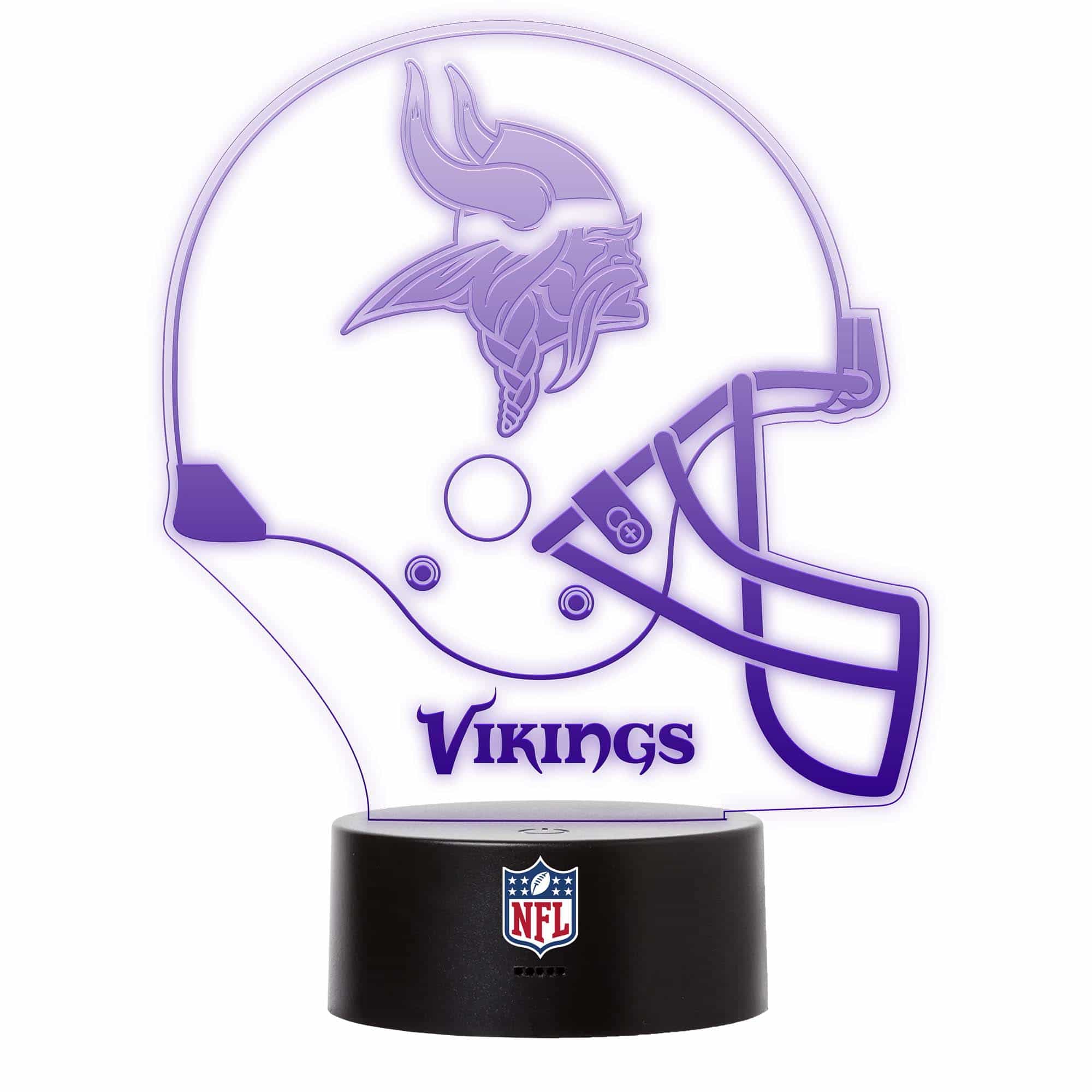 Minnesota Vikings NFL Helmet LED Sign