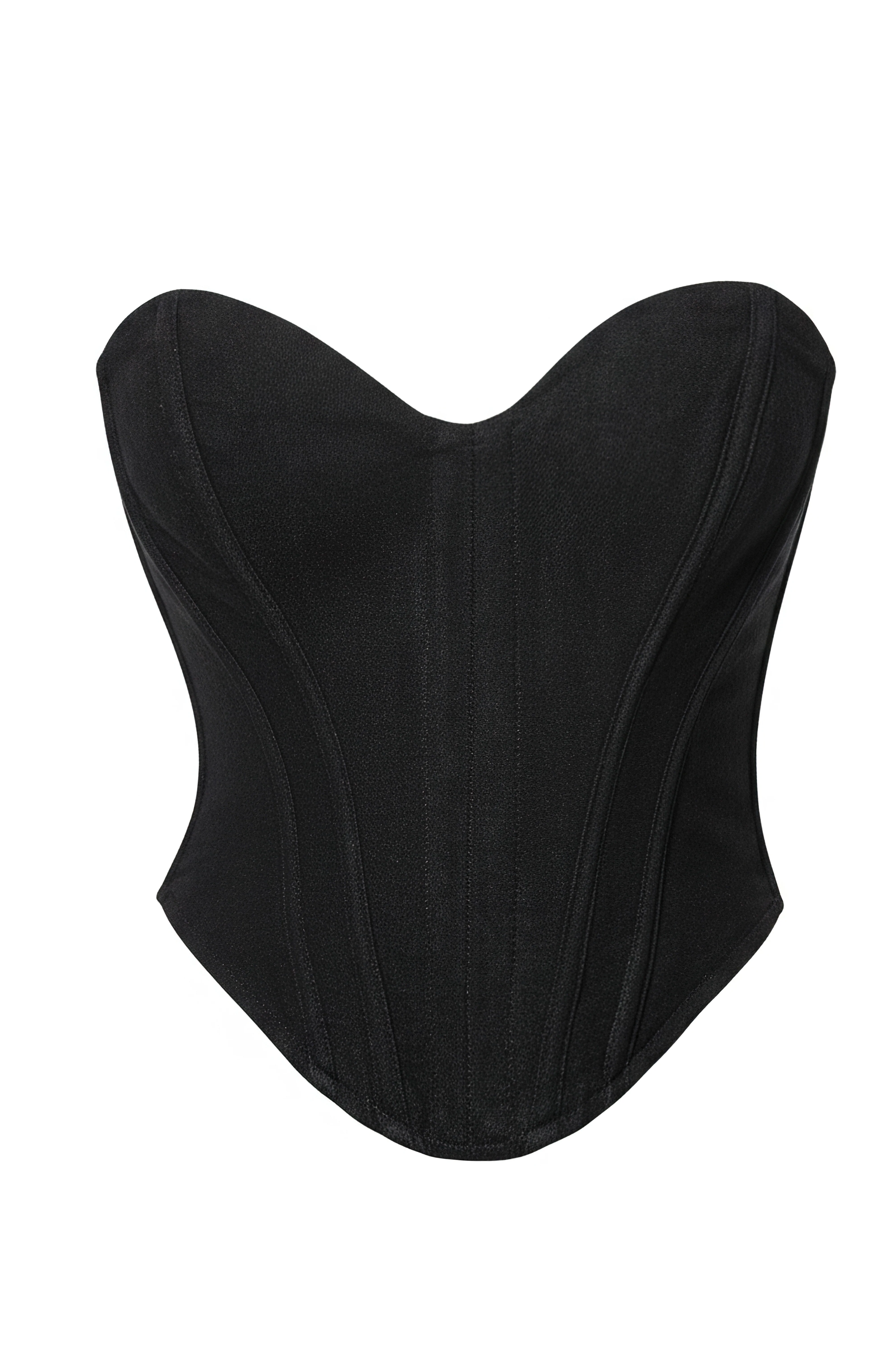 Black Beyond The Sea Linen Corset
