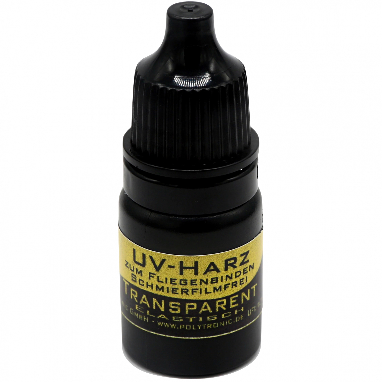 Fly tying resin, transparent elastic