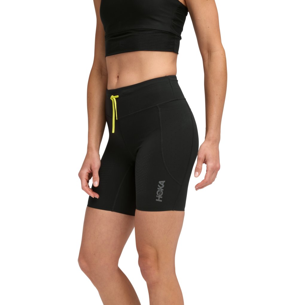 Hoka Skybreeze Half Tights Women - black