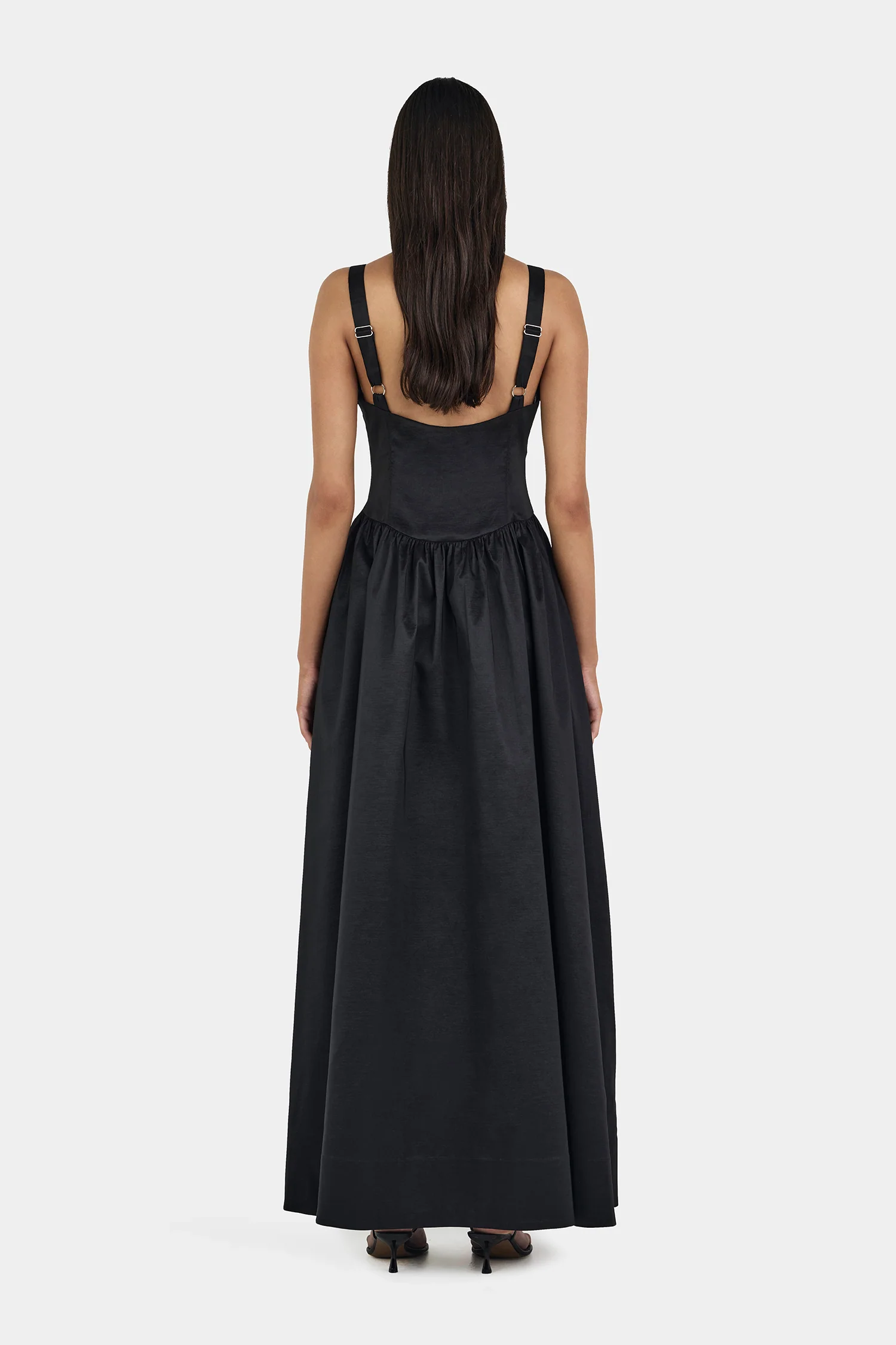 Cami Taffeta Gown Black