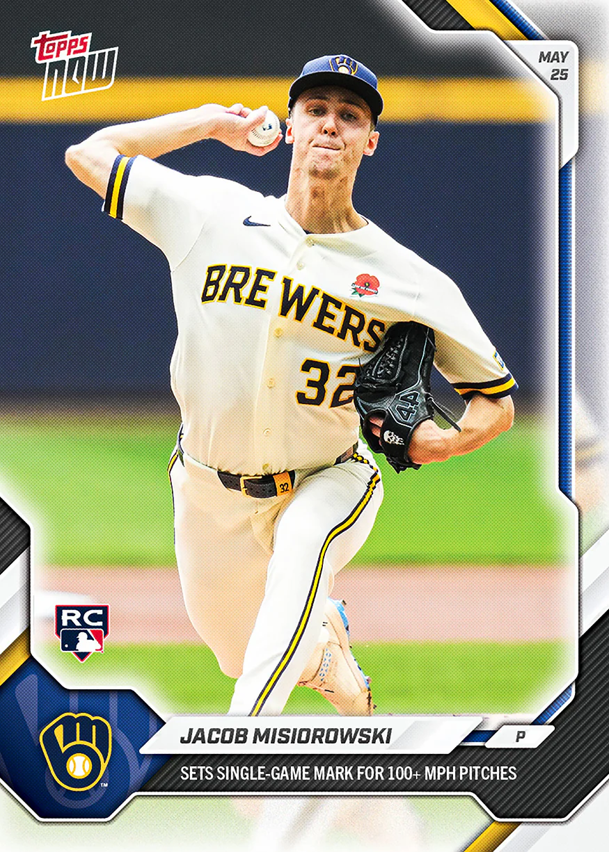 Jacob Misiorowski - 2026 MLB Topps NOW® - Card 244