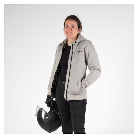 DXR Fleez Lady - Gray motorcycle sweatshirtRef: DXR1050