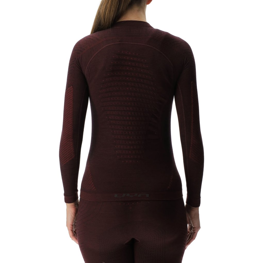 UYN Fusyon Biotech Underwear Longsleeve Shirt Women - Windsor Wine