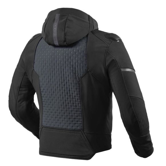 Motorcycle jacket Rev it Iridium H2O - BlackRef: RI1231
