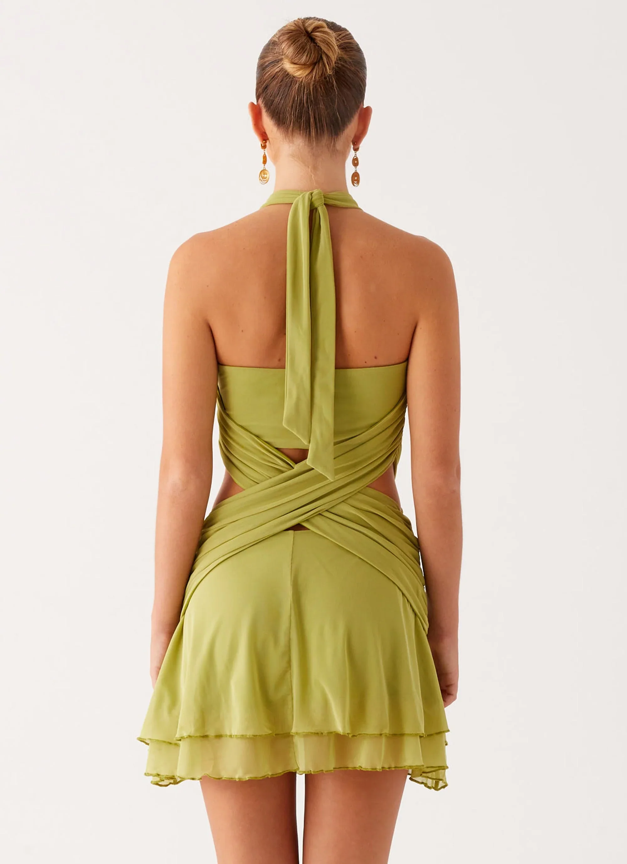 Helsa Mini Dress - Green