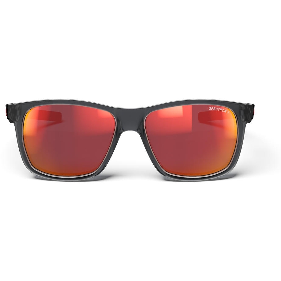 Julbo Elwood Sunglasses Kids - Translucent Matt Black/Matt Black - Red Flash Spectron 3