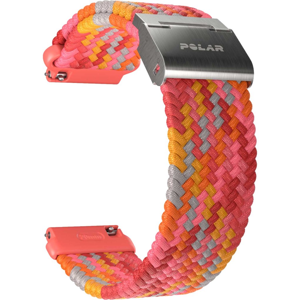Polar Braided Yarn Wristband 20mm - red