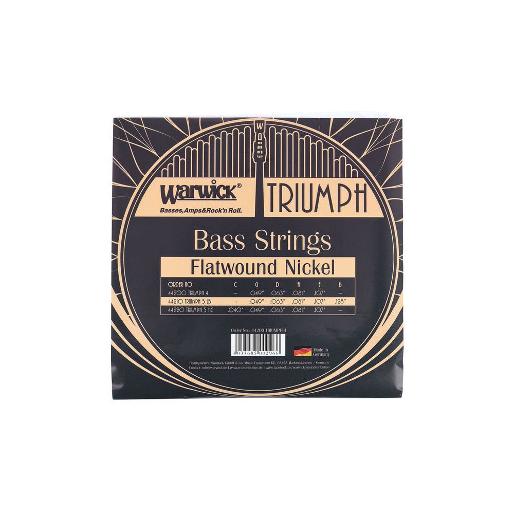 Warwick 44200 Triumph Bass Strings – Thomann Ireland