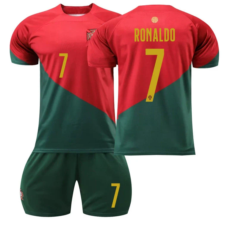 2022/23 Portugal Home Jersey #7 Ronaldo Large  World Cup Soccer CR7 Kit