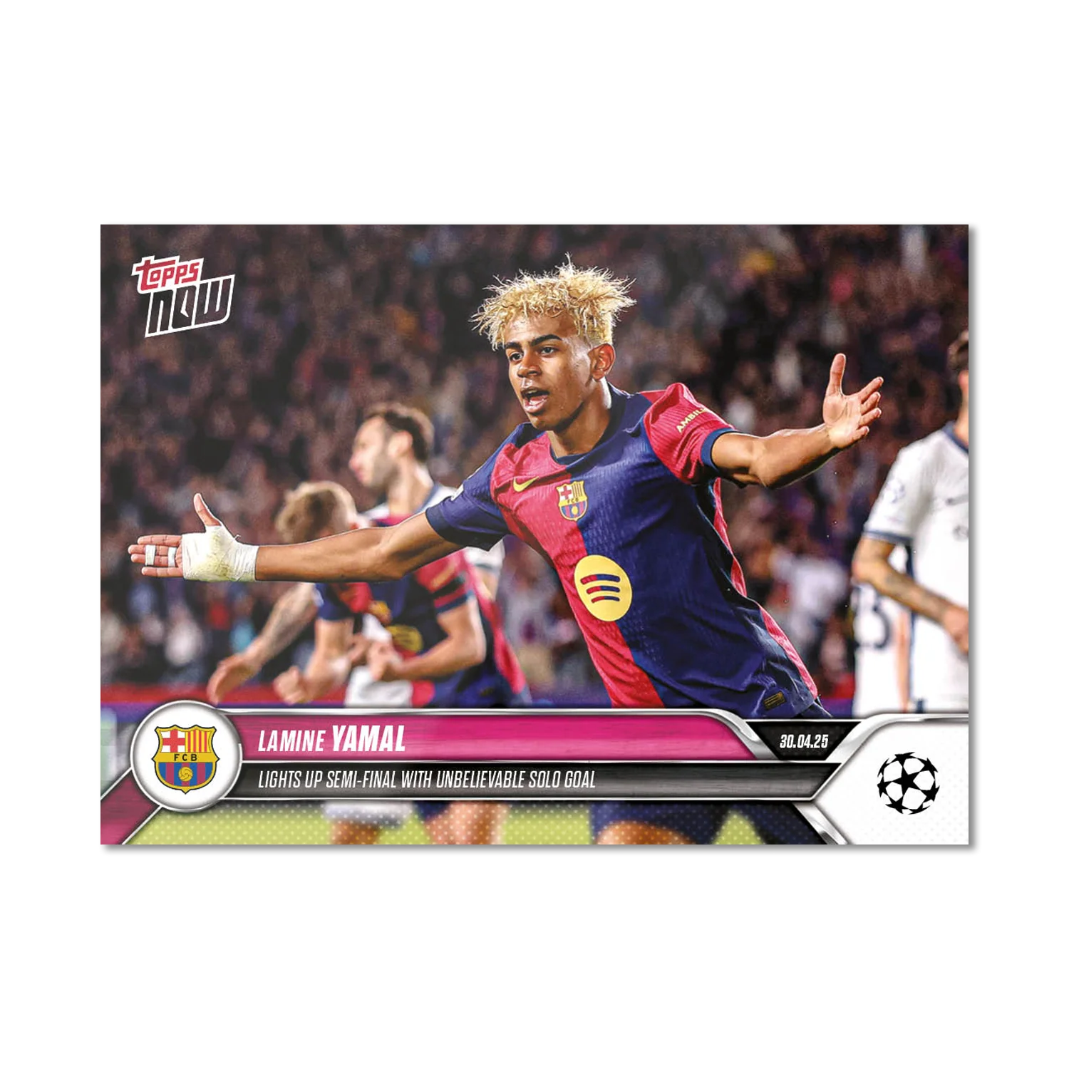 Lamine Yamal - 2024-25 UCL Topps NOW® - Card 148