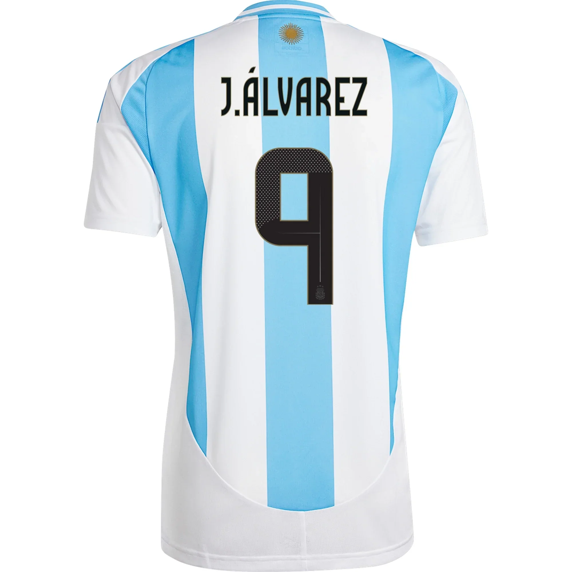 Argentina Julian Alvarez Home Jersey 24/25 (White/Blue Burst)