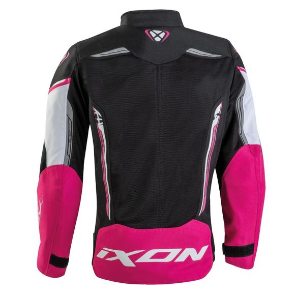 Blouson Moto Ixon STRIKER AIR KID LADY - Noir / BlancRef : IX1594