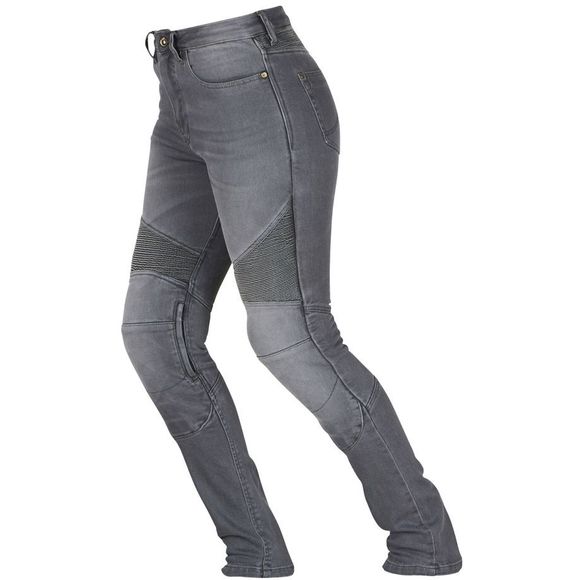 Furygan Lady Purdey Motorcycle Jeans - Slim - GrayRef: FU0816