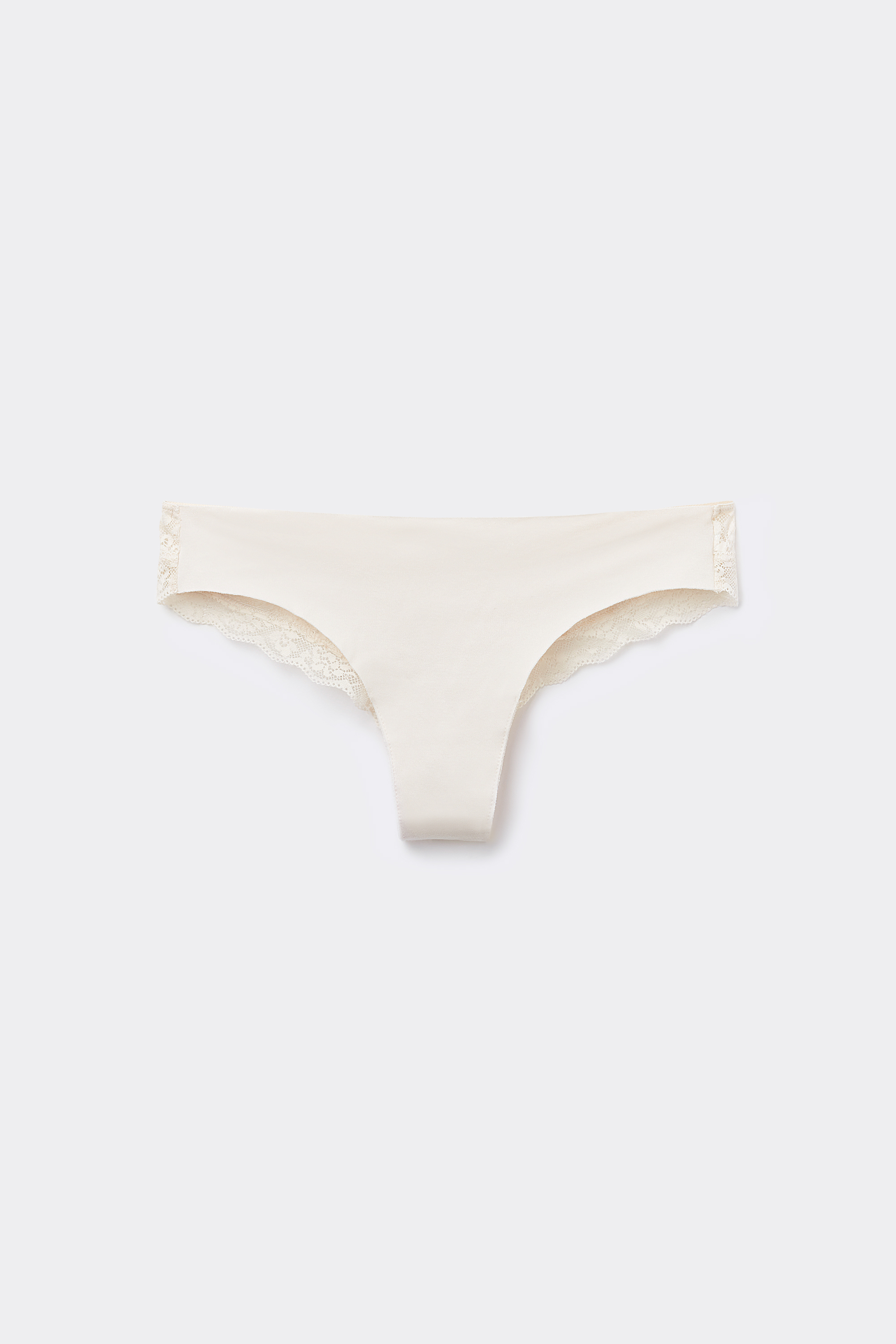 Laser Cut Organic Cotton and Recycled Lace Brazilian Briefs