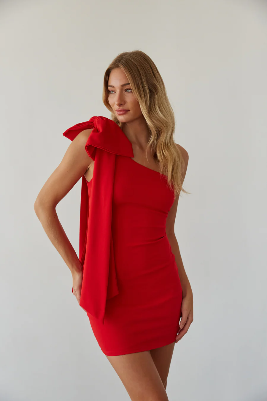 Mischa Bow Bodycon Mini Dress
