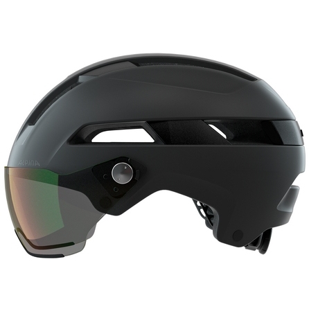 Alpina Soho Visor V Bike Helmet - black matt
