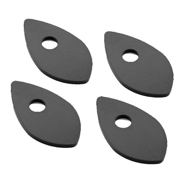 Rizoma turn signal support turn signal adapter kit - blackRef: rz0122 / fr216b