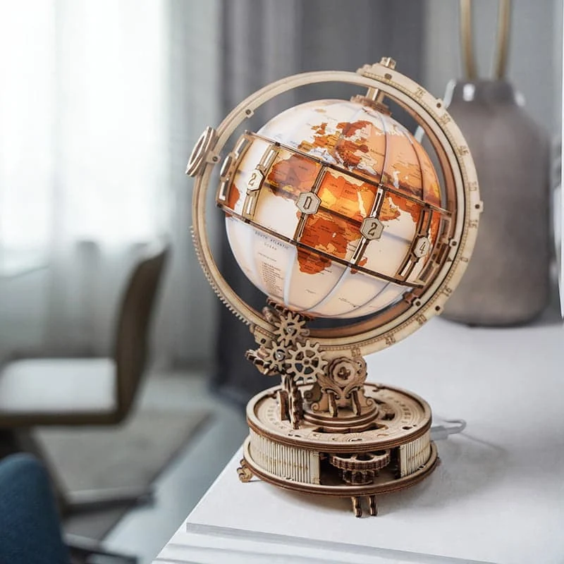 Classic 3D Wood Puzzles; Luminous Globe Robotime ST003