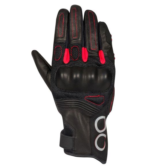 Bering Pitts - Black / Red GlovesRef: BR1670