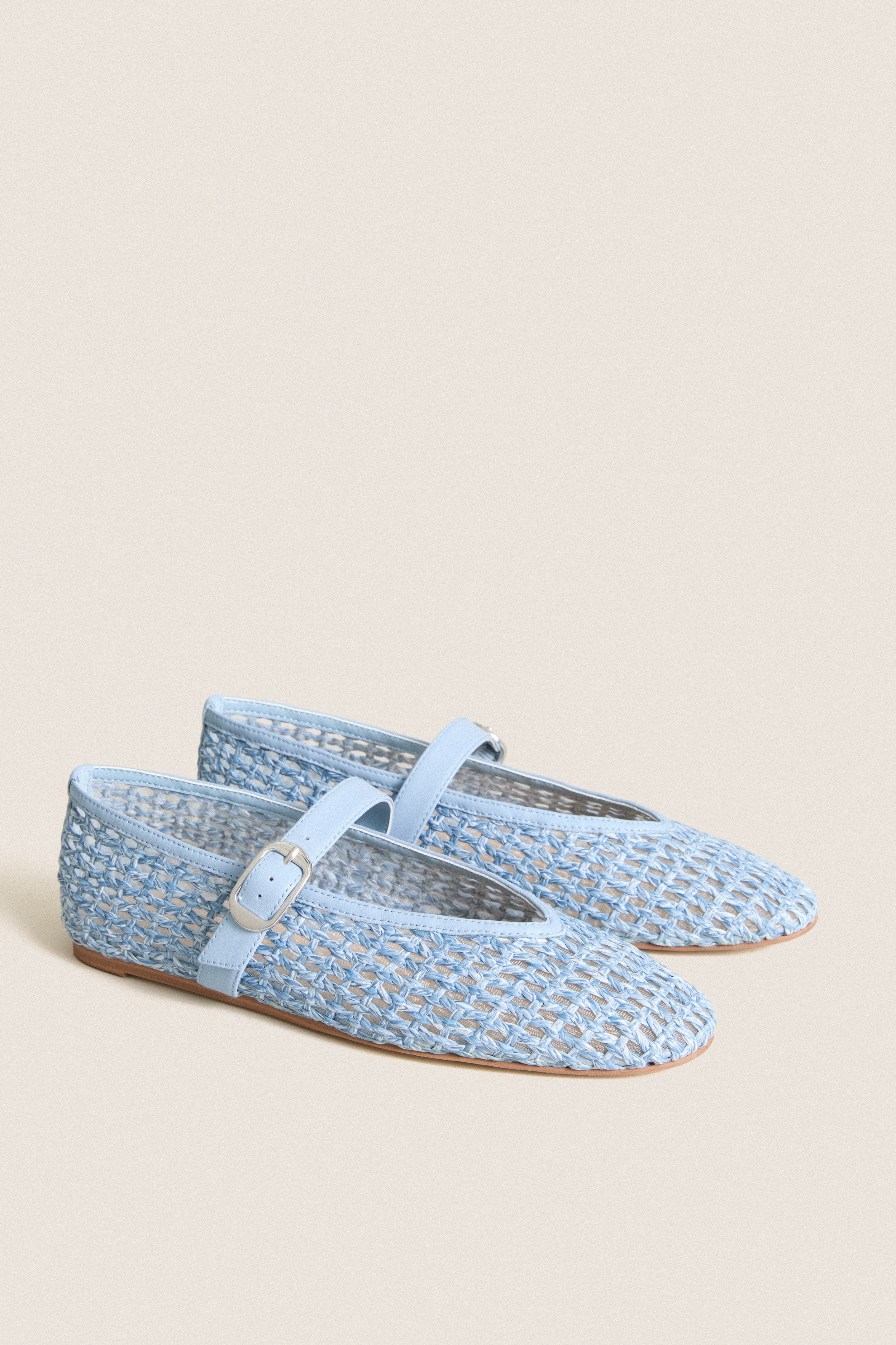 Light Blue Godea Flats
