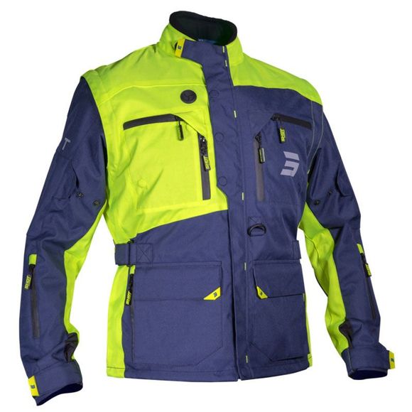Shot RACETECH enduro jacket - NAVY NEON YELLOW 2022 - Blue / YellowRef : SO2162