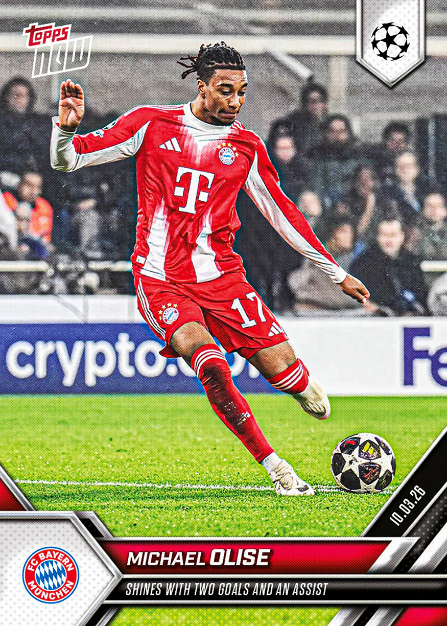 Michael Olise - 2025-26 UCL Topps NOW® - Card 102