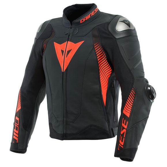 Dainese Super Speed ​​4 - Black / Red Motorcycle JacketRef: DN1987