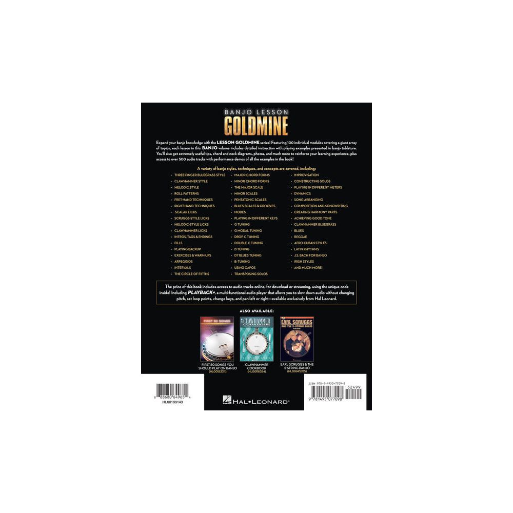 Hal Leonard 100 Banjo Lessons – Thomann Ireland