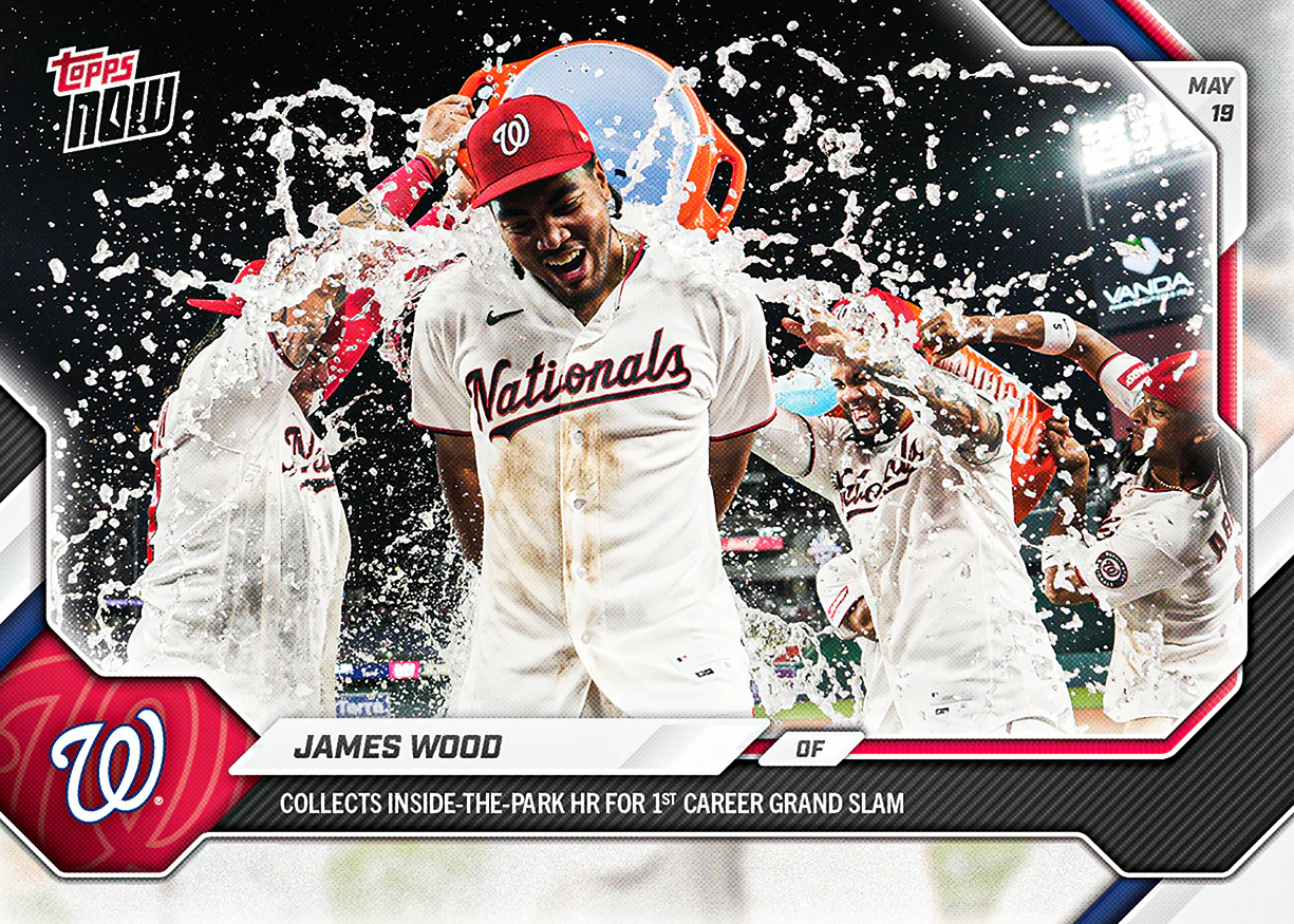James Wood - 2026 MLB Topps NOW® - Card 220 - PR: 2020