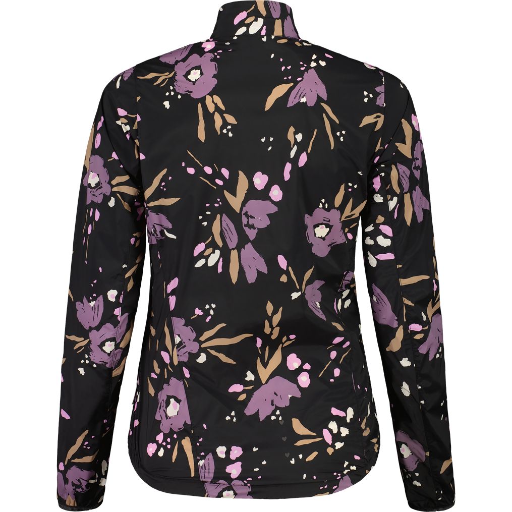 Maloja SeisM. Printed Cycle Jacket Women - deep black brushflower 1113