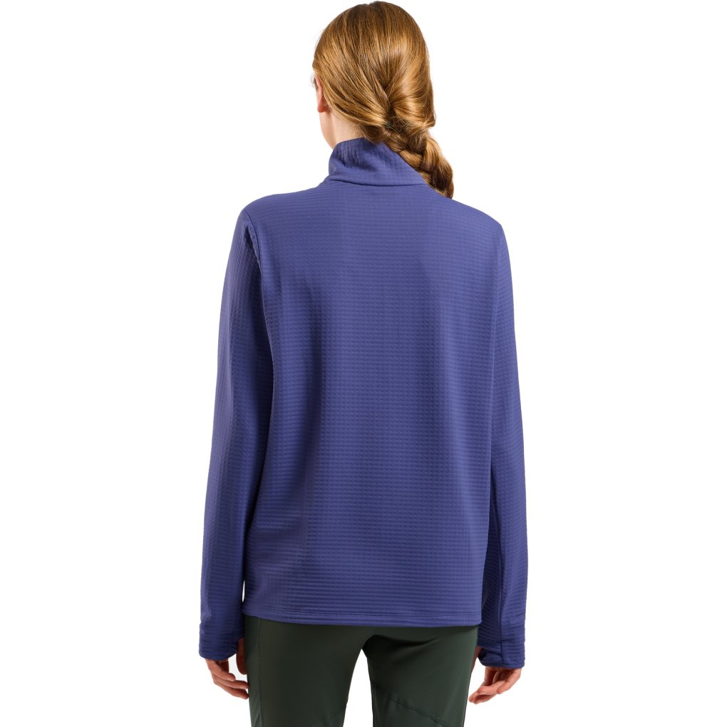 Odlo Essentials Thermal Half-Zip Running Mid Layer Women - skipper blue