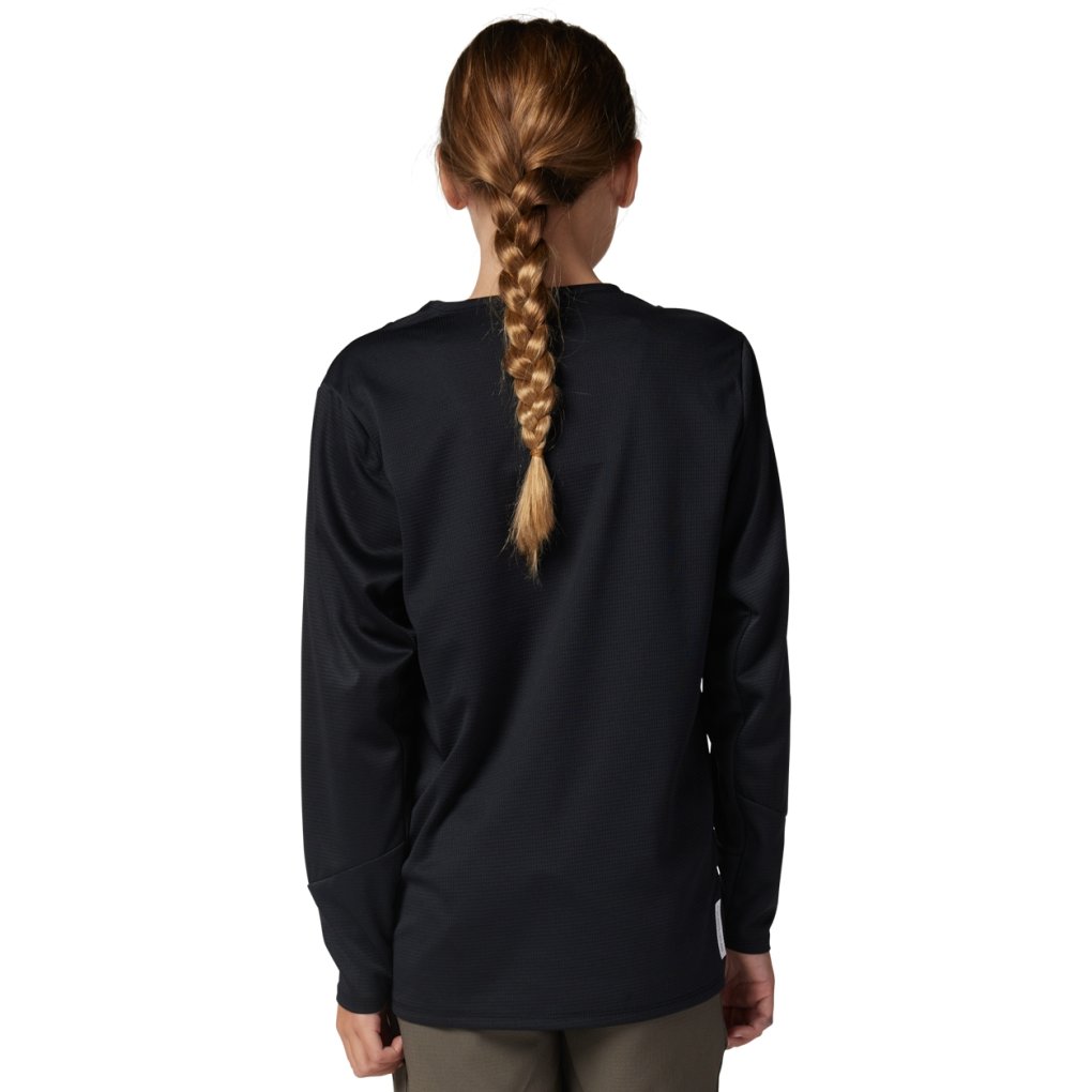 FOX Defend MTB Longsleeve Jersey Youth - black