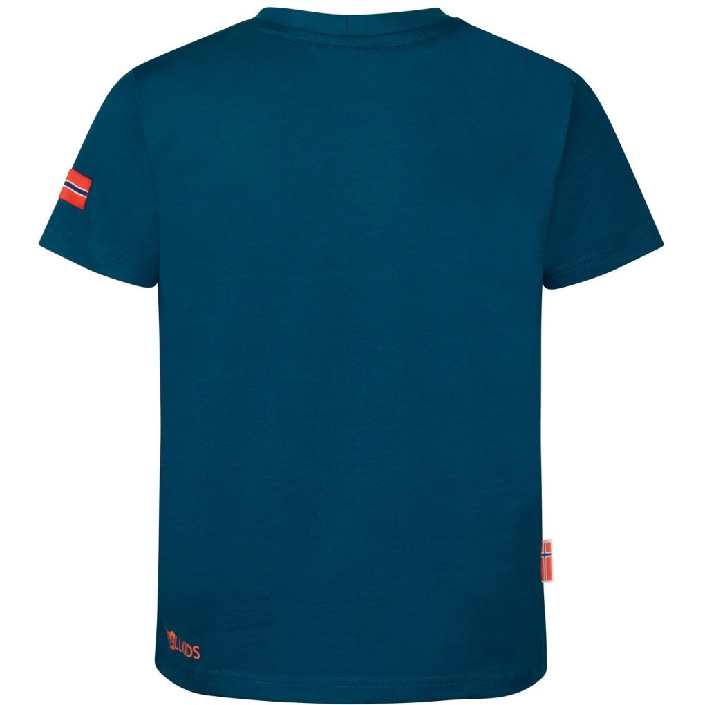 Trollkids Falketind T-Shirt Kids - Madeira Blue