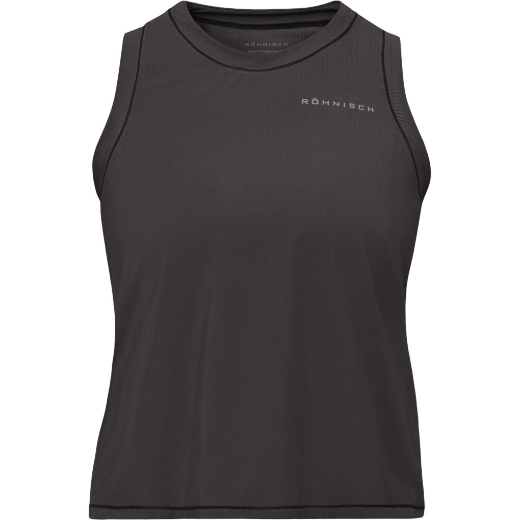 Röhnisch Rib Cropped Singlet Women - Black