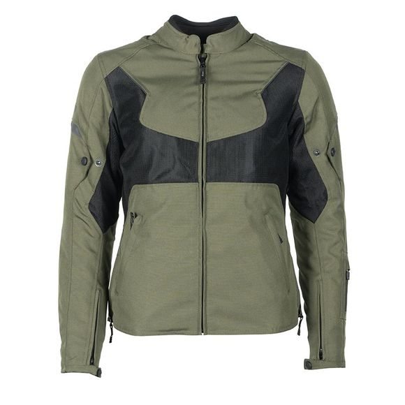 DXR R'STROKE LADY Motorcycle Jacket - Green / BlackRef: DXR0409
