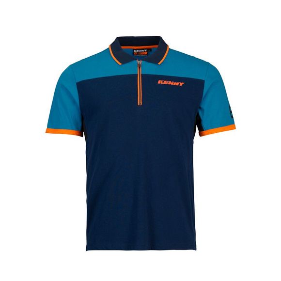 Polo Kenny PADDOCK - Bleu / OrangeRef : KE1777