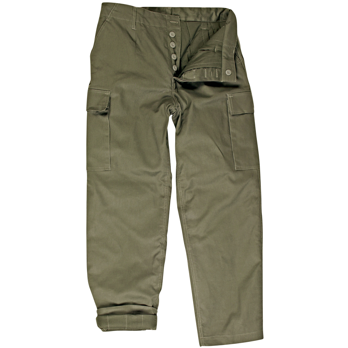 Bundeswehr Moleskin Thermal Trousers For Men (Olive)