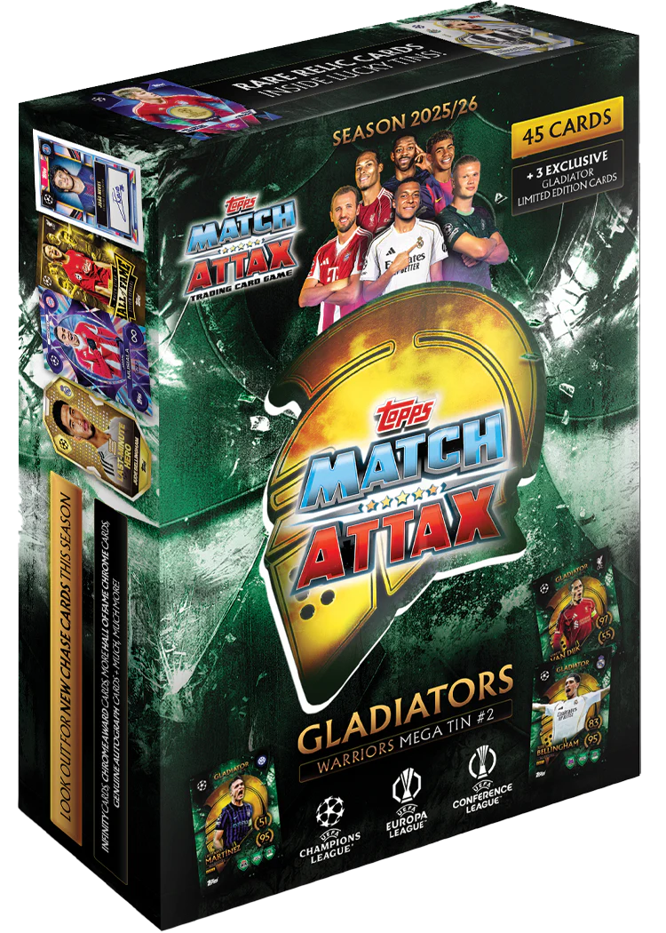 UCC Match Attax 2025/26 - Mega Tin - Warriors