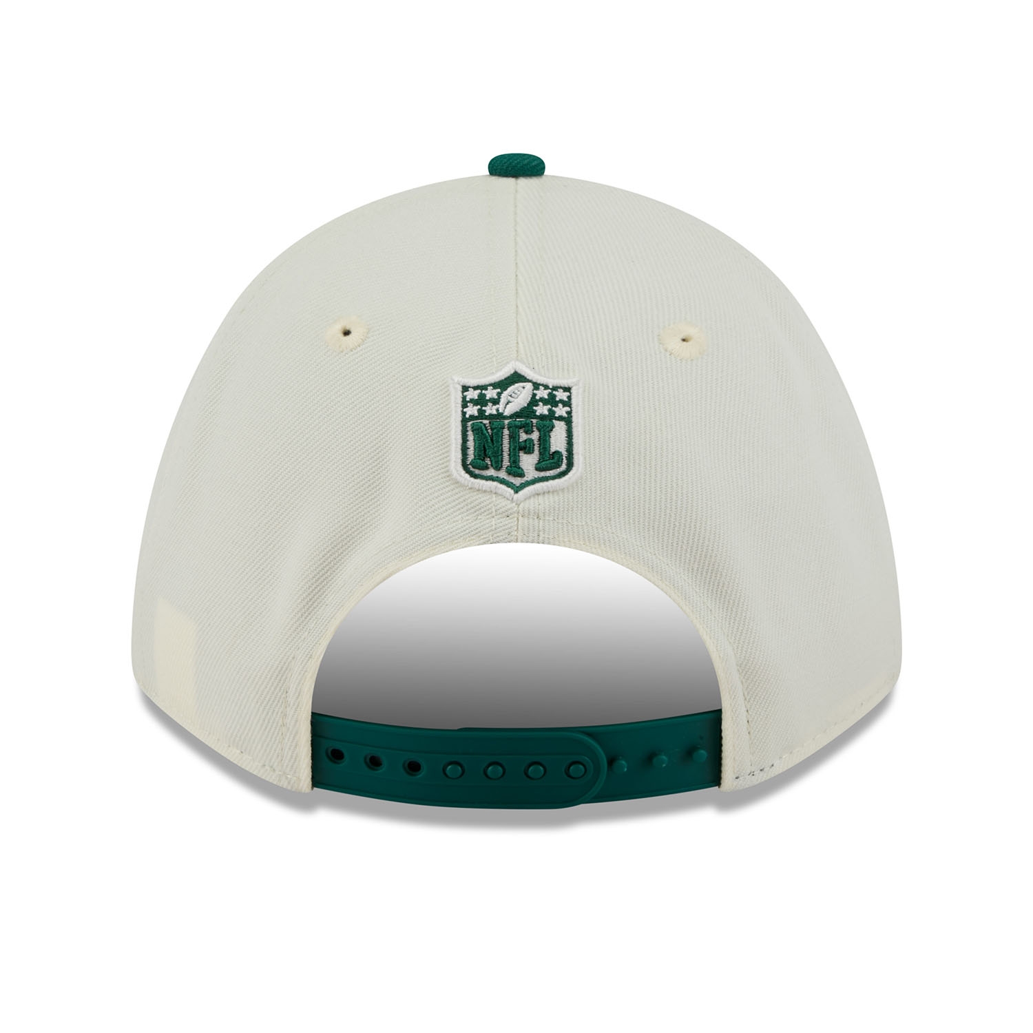 New York Jets 2025 NFL Draft 9FORTY M-Crown A-Frame Snapback Cap Cream