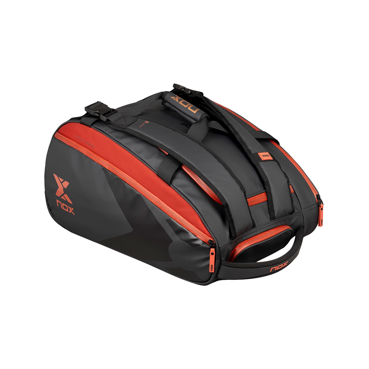 PADELBAG NOX LUXURY OPEN SERIES BLACK RED BPOPENBLRE